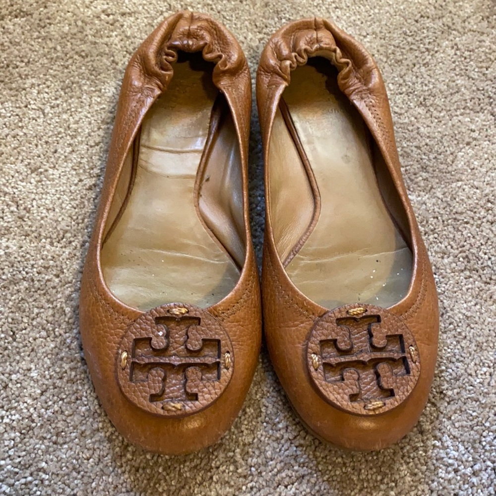 Brown Tory Burch flats